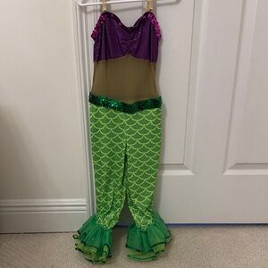 Wish Kids Mermaid Costume - Purple, Green, and Gold